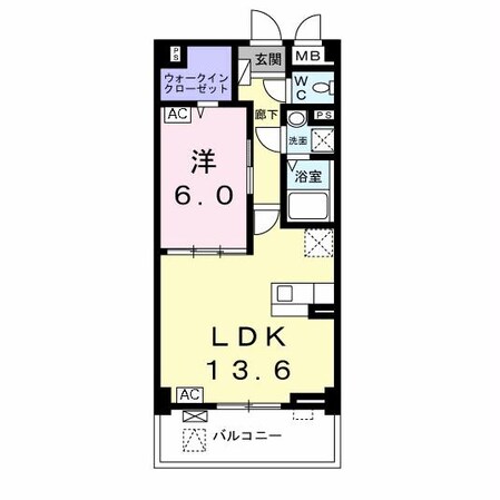 アリビオⅠの物件間取画像